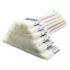 6 Pcs Assorted Size Water Oil Dual Use Wool Paint Brush Soft Bristle Dusting Brush for Painting BBQ Baking