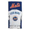 [Personalization Only] OFFICIAL MLB Jersey Personalized Beach Towel - New York Mets