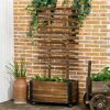 Wooden Planter ,  Flower shelf