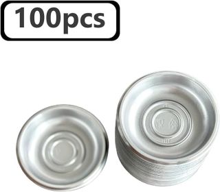 100 Pcs Plastic Disposable Sauce Dishes, Dipping Soy Sauce Seasoning Plate Bowls