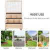 Wooden Planter , Flower shelf , Wood Planter Box