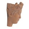 7x5.5x9" Visage Head Bust Planter, Brown - Home Wall Planter