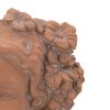 8x4x9" Visage Head Bust Planter, Brown - Home Wall Planter