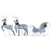 Reindeer & Sleigh Christmas Decoration 140 LEDs Outdoor White