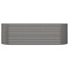 Garden Raised Bed Powder-coated Steel 88.2"x31.5"x26.8" Gray