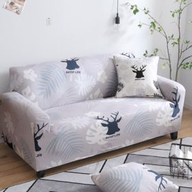 Printed Sofa Cushion Sofa Cover Sofa Cover (Option: M-4 seater)