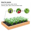 Weed Barrier Landscape Fabric with U-Shaped Securing Pegs, Heavy-Duty Block Gardening Mat Weed Control